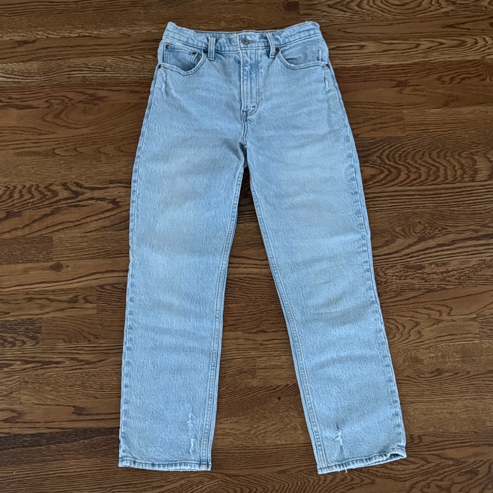 Abercrombie 90s Straight Jeans Light Wash 26 / 2S